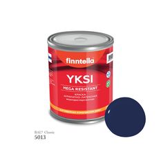 Краска-консилер с эффектом бархата YKSI, ультраматовая, цвет RAL5013 , 0,9л Finntella