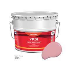 Краска-консилер с эффектом бархата YKSI, ультраматовая, цвет RAL3015 , 9л Finntella