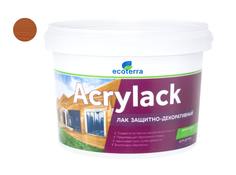 Лак защитно-декоративный водный ECOTERRA груша 2,5 кг /6