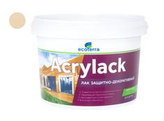 Лак защитно-декоративный водный ECOTERRA бесцветный 2,5 кг /6