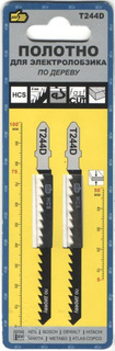 Пилка для лобзика по дереву T244D, 100 х 4.0 мм 2 шт 888 / 6580748 / 10 / 600 Promarket