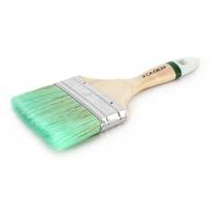 ZOLDER Кисть для антисептиков и лазурей плоская 100 х 16 мм, смеш.щетина, дерев.ручка / as