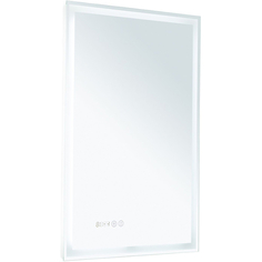 Aquanet Зеркало Aquanet Оптима 50 белый матовый LED