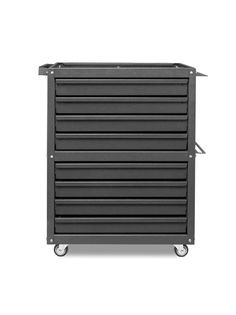 Тележка для инструментов на колесах Hard Steel с 8 ящиками, 70*45*82 см, серая