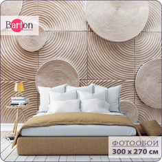 Фотообои флизелиновые 3d Bartonwall Геометрия 300х270 см M23303-B
