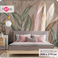 Фотообои флизелиновые 3d Bartonwall Растения Листья 500х270 см M22905-B