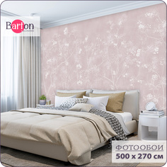Фотообои флизелиновые 3d Bartonwall Цветы Растения 500х270 см M21705-P