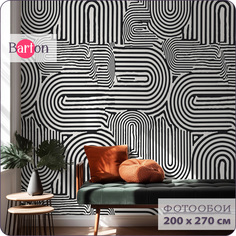Фотообои флизелиновые 3d Bartonwall Геометрия Абстракция 200х270 см M23602