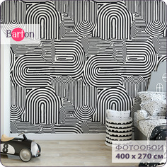 Фотообои флизелиновые 3d Bartonwall Геометрия Абстракция 400х270 см M23604