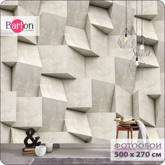 Фотообои флизелиновые 3d Bartonwall Геометрия 500х270 см M23105-B