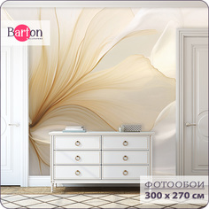 Фотообои флизелиновые 3d Bartonwall Абстракция Цветы 300х270 см M24003-B