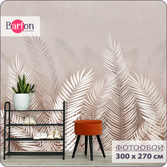 Фотообои флизелиновые 3d Bartonwall Пальмовые листья 300х270 см M20803