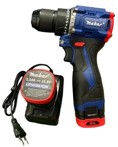 Аккумуляторная безударная дрель-шуруповерт Mabar MABAR-S16 16.8
