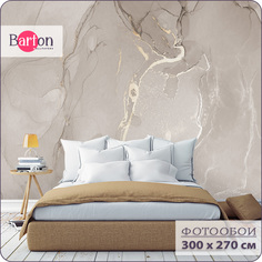 Фотообои флизелиновые 3d Bartonwall Мрамор Флюид 300х270 см M18103-B