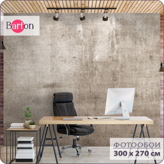 Фотообои флизелиновые 3d Bartonwall Бетон 300x270 см M20103-B