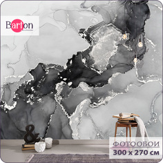 Фотообои флизелиновые 3d Bartonwall Мрамор Флюид 300х270 см M19803-W