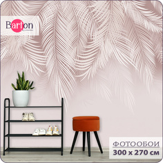 Фотообои флизелиновые 3d Bartonwall Пальмовые листья 300х270 см M20603