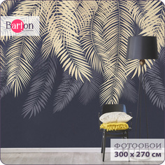Фотообои флизелиновые 3d Bartonwall Пальмовые листья 300х270 см M20803-C