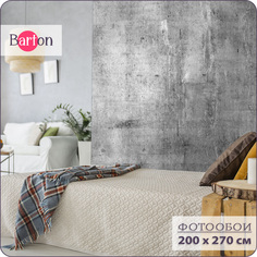 Фотообои флизелиновые 3d Bartonwall Бетон 200x270 см M20102-G