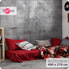Фотообои флизелиновые 3d Bartonwall Бетон 400x270 см M20104-G
