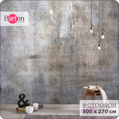 Фотообои флизелиновые 3d Bartonwall Бетон 300х270 см M20102