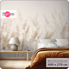 Фотообои на стену флизелиновые 3d Bartonwall Колосья пшеницы Птицы 400х270 см N15904-B
