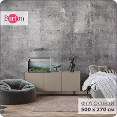Фотообои флизелиновые 3d Bartonwall Бетон 500x270 см M20105-G