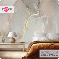 Фотообои флизелиновые 3d Bartonwall Мрамор Флюид 400х270 см M18104