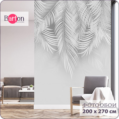 Фотообои флизелиновые 3d Bartonwall Пальмовые листья 200х270 см M20602-G