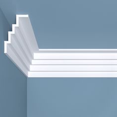 Карниз bello deco К17 потолочный 80х50х2000 мм, 4 шт., белый