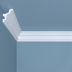 Карниз bello deco К7 потолочный 45х35х2000 мм, 6 шт., белый