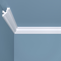 Карниз bello deco К11 потолочный 35х30х2000 мм, 8 шт., белый