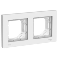 Рамка SE AtlasDesign Aqua, 2 поста, IP44, белая, ATN440102 Systeme Electric