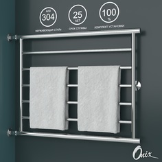 Полотенцесушитель Водяной Onix Sirius Direct Left 600x800 прямое подключение слева Хром