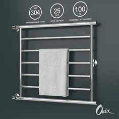 Полотенцесушитель Водяной Onix Sirius Turn Left 600x700 угловое подключение слева Хром