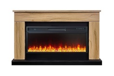 Электрокамин Royal Flame Bergen дуб галифакс с очагом Vision 42 LED