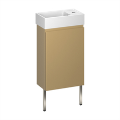 Подвесная тумба с раковиной и ножками для ванной Wellsee WC Area 221803003 в наборе 3 в 1