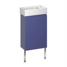 Подвесная тумба с раковиной и ножками для ванной Wellsee WC Area 221804003 в наборе 3 в 1