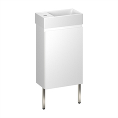 Подвесная тумба с раковиной и ножками для ванной Wellsee WC Area 221801004 в наборе 3 в 1