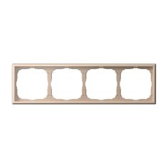 Рамка 4-постовая Systeme Electric ArtGallery, универсальная, песочный, GAL001204