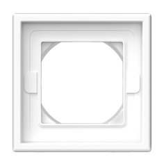 Рамка 1-постовая Systeme Electric ArtGallery IP44, белый, GAL440101