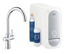 Смеситель для кухонной мойки GROHE Blue Home с системой фильтрации, хром (31455001)