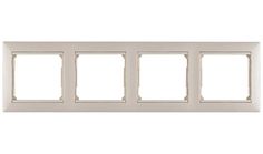 Рамка Legrand Valena 4 поста горизонтальный монтаж слоновая кость Leg 774354