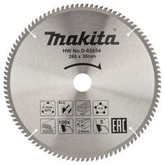 Пильный диск универсальный Makita STANDART 260х30х2.6х100T, D-65654