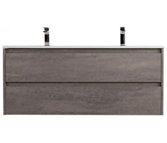 Тумба с раковиной BelBagno Kraft 120-BB1200-2-ETL Cemento Grigio