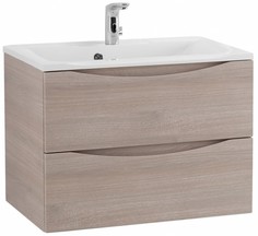 Тумба с раковиной BelBagno Marino 65-BB650/450-LV-MR-PR Rovere Grigio