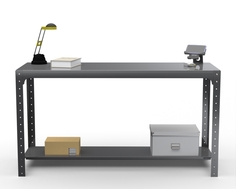 Стол металлический Metalex серия KIT 750х1500х600 (одна полка) (серый)