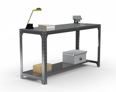 Стол металлический Metalex серия KIT 750х1400х500 (одна полка) (серый)