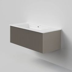 Тумба под раковину La Fenice TERRA Cappuccino 100 см бежевая матовая FNC-01-TER-C-100