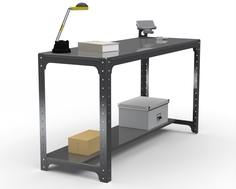 Стол металлический Metalex серия KIT 750х1300х400 (одна полка) (серый)
